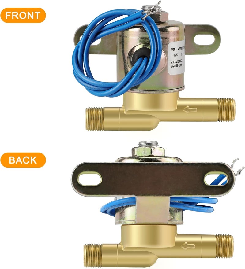 PETOX 4040 Humidifier Water Solenoid Valve, Compatible with Aprilaire Humidifiers Valve 400 500 600 700 220 224 - Replacement Part# B2015-S85-24 Volts AC 2.3 Watts 60 Hz 125 PSI- Blue - Image 3